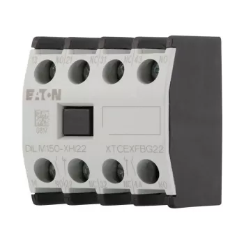 Eaton DILM150-XHI22 Blok styków pomocniczych, 2NO+2NC, montaż z przodu, zaciski śrubowe 277950