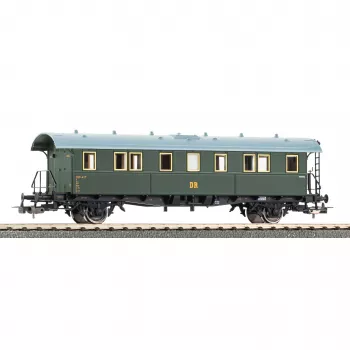 PIKO 53195 H0 DR wagon pasażerski saksoński typu B, epoka III, zielony