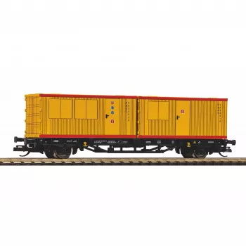 PIKO TT 47729 Wagon platforma do kontenerów z 2x kontenerami 20ft, PIKO Rail Service