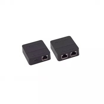 SHIVERPEAKS BS08-01102 2-portowy ręczny przełącznik sieciowy Gigabit, ABS czarny