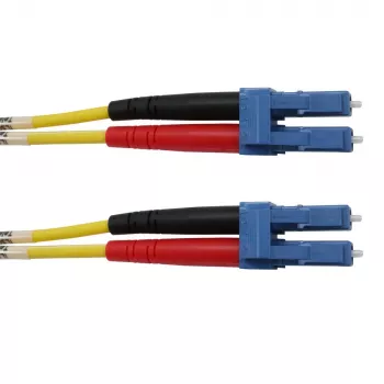 TELEGÄRTNER kabel krosowy LC-LC jednomodowy OS2 duplex, 5 m, żółty