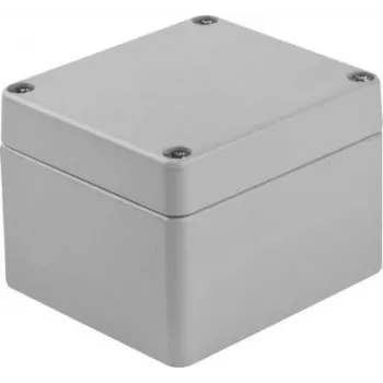 BOPLA Uniwersalna obudowa aluminiowa srebrnoszara (RAL 7001) 75 x 80 x 57 A 105 01105000.MT1