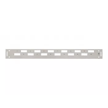 TELEGÄRTNER H02025A0356 1U 19-calowa przednia osłona szafy RACK, szara RAL 7035