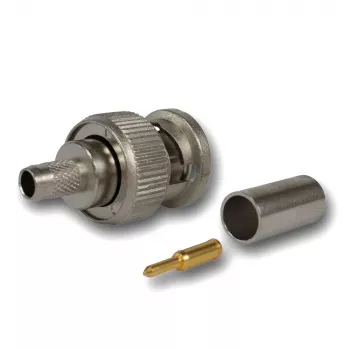 Telegärtner BNC wtyk kablowy zaciskany G01 50 Ohm, Crimp/Crimp, Standard, A0205, G01 (RG-58 C/U), YR23092 Belden - 1 sztuka (J01000F1255Z)