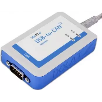 IXXAT USB-to-CAN V2 compact Interfejs, galwanicznie izolowany, 1x CAN/CAN FD, USB 2.0, D-Sub 9 1.01.0281.12001