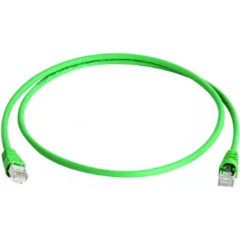 Kabel krosowy Telegärtner Cat.5e UTP LSZH, RJ45, zielony, 0,5 m