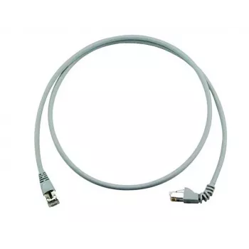 Kabel krosowy Telegärtner MP8 FS 500 LSZH-2.0 Cat6a S/FTP, RJ45 do RJ45, 5m, szary L00001A0199