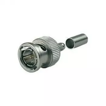 Telegärtner J01002A0058 wtyk kablowy BNC G04, zaciskany, HDTV, 75 omów, do RG-179B/U