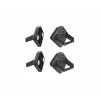 König & Meyer 19708-000-55 Magnetyczny uchwyt na tablet, tłumiący hałas, 4 sztuki, czarny