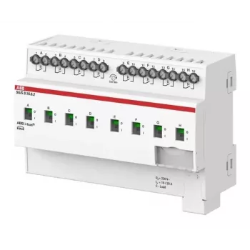 ABB SA/S8.16.6.2 8-krotny siłownik przełączający 16A C-Load, szyna DIN, KNX 2CDG110271R0011
