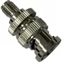 Wittenberg Antennen 103509 adapter koncentryczny BNC męski na SMA żeński, 50 omów, DC-4 GHz, mosiądz niklowany