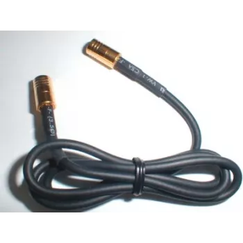 Wittenberg Antennen 1 m kabel antenowy SMB żeński FME męski RG174 50 Ohm czarny 103517