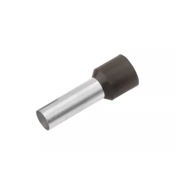 Cimco 187012 Tulejka kablowa 1,5 mm² częściowo izolowana czarna 100 szt.