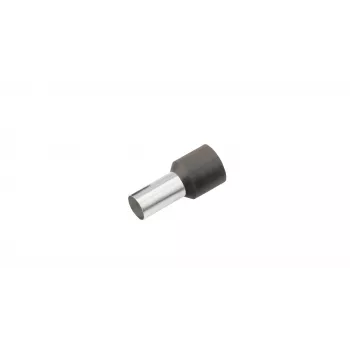 Cimco 187120 Tulejka kablowa częściowo izolowana, 1,5 mm², czarna, 100 szt.