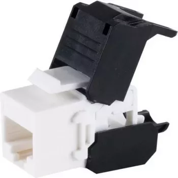 S CONN MAXIMUM CONNECTIVITY moduł keystone Cat.6A UTP bez narzędzi, RJ45 żeńskie, czarny (08-10038)