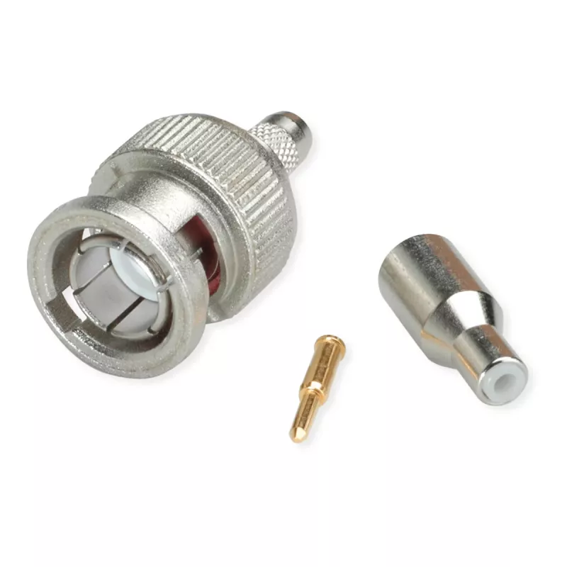 Telegärtner BNC Cable Plug Crimp G04 75 Ohm, crimp/crimp, Standard, A2505, G04 (RG-179B/U) - 1 szt.