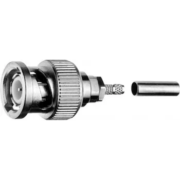 Telegärtner BNC wtyk kablowy zaciskany G08 50 Ohm, crimp/crimp, Professional, A2914, G08 (RD-316) (J01000B0022)