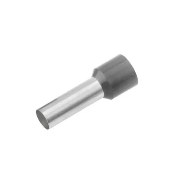 Cimco 187004 Tulejka kablowa częściowo izolowana, 0,75 mm², szara, 100 sztuk