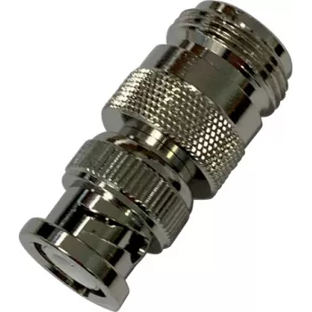 Adapter koncentryczny Wittenberg Antennen 103507 BNC męski do N żeński, 50 omów, mosiądz niklowany