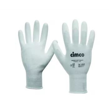 Cimco Skinny Soft rękawice ochronne, rozmiar 10 (L), białe 141264