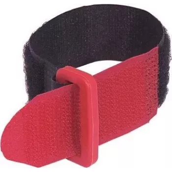 AKCESORIUM Opaska zaciskowa na rzep 25x195mm Czarna 10-Pak (30006022)