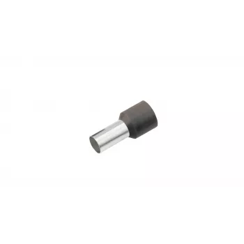 Cimco 187118 Tulejka kablowa częściowo izolowana, 1,5 mm², czarna, 100 szt.
