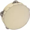 DIMAVERY DTH-704 Tamburyn 18 cm Naturalne Drewno ze Stalowymi Brzęczkami 26053174