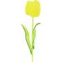EUROPALMS Crystal Tulip Sztuczny Kwiat, Żółty, 61 cm, Opakowanie 12 szt. 82600207