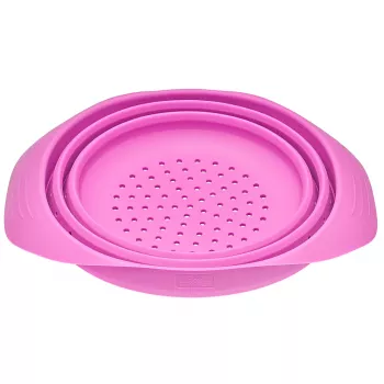 LURCH Składany Durszlak Winogronowy 24 cm Silikon z Podstawą PP 210286