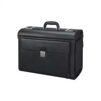 Torba na notebooka JÜSCHA Alassio Vicenza 45047 15,6 inch Czarna Skóra Ekologiczna