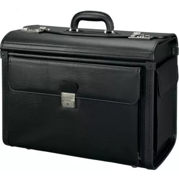 Torba na notebooka JÜSCHA Alassio Vicenza 45047 15,6 inch Czarna Skóra Ekologiczna