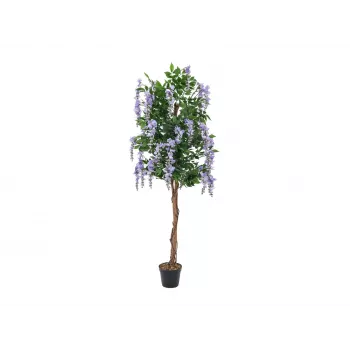EUROPALMS Sztuczne drzewo złotokapu (Goldregenbaum), fioletowe, 150cm 82507135