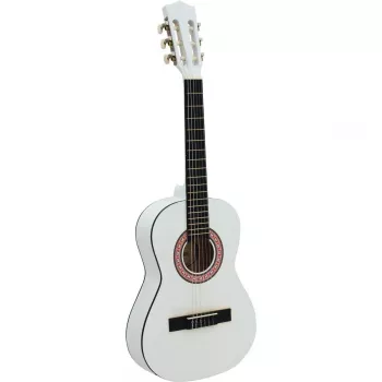 Dimavery AC-303 Gitara klasyczna 1/2 Biała - Korpus z lipy, menzura 535 mm
