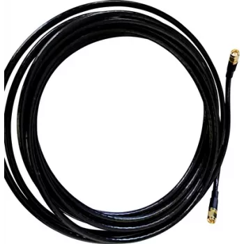 Wittenberg Antennen 10 m kabel antenowy SMA męski do SMA męski 50 omów niskostratny koncentryczny czarny 103484