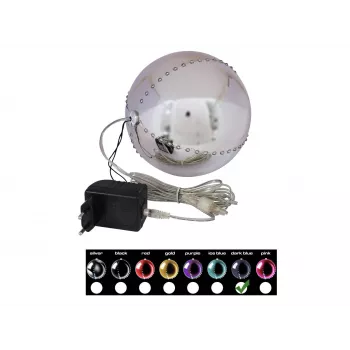 EUROPALMS LED Snowball 15cm, ciemnoniebieski 83501247