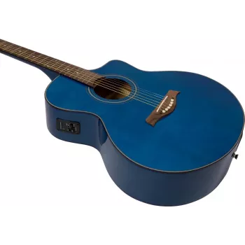 DIMAVERY STW-90 Gitara Western, Crystal Blue 26245083