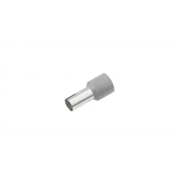 Cimco 187201 Tuleja kablowa 0,14 mm² częściowo izolowana szara 100 szt.