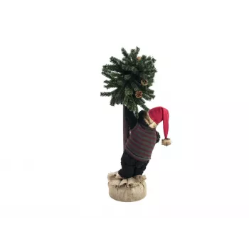 EUROPALMS Świąteczny miś z choinką, 105cm 83314804