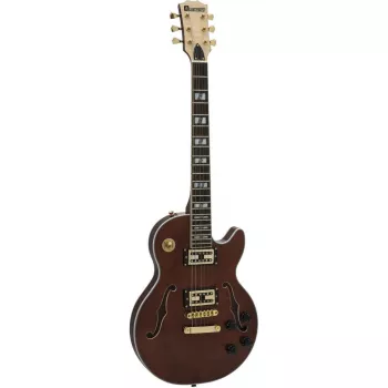 DIMAVERY LP-600 Gitara elektryczna, brązowa 26215181