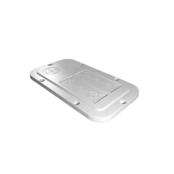 Rittal Modular Flange Plate, Metric Pre-stamping, Plastic, Light Grey 2561200