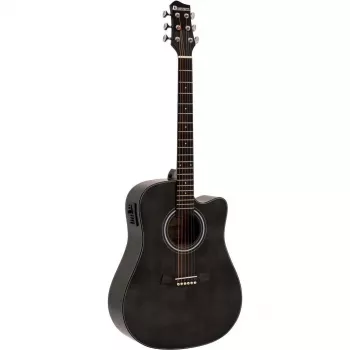 Dimavery STW-90 Dreadnought Akustyczna Gitara, Vintage Black 26245082