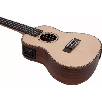 DIMAVERY UK-800 Ukulele koncertowe, lita świerkowa płyta wierzchnia 26255857