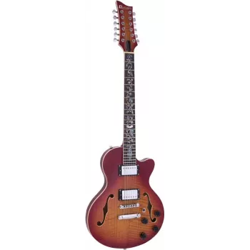 DIMAVERY LP-612 Gitara elektryczna, Flamed Sunburst 26215180