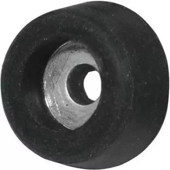 AKCESORIUM Gumowa stopka mała z pierścieniem stalowym (3000130A) - Rubber Foot Small with Steel Ring, Black