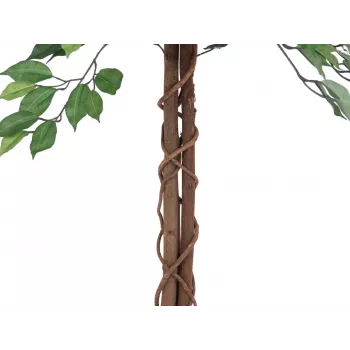 EUROPALMS Ficus Benjamina wielopniowa roślina sztuczna, 150cm 82506125