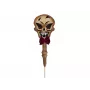 EUROPALMS Halloween wbijany w ziemię wskaźnik czaszki, biały/czarny, 40 cm 83314628