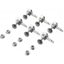 Dimavery TL-Style Guitar Machine Heads Set, 6-in-Line, Chrom, Zamknięty Mechanizm, Praworęczny 26300250