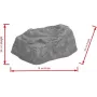 EUROPALMS Skała dekoracyjna Diamond, włókno szklane, wygląd naturalnego kamienia, 50x40x30cm 83313233