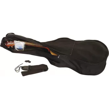 Dimavery AC-303 Gitara klasyczna 1/2 rozmiaru Natural, szyjka Okoume, top Basswood, menzura 535 mm