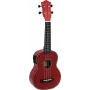 DIMAVERY UK-100 Ukulele sopranowe, Flamed Red 26255807